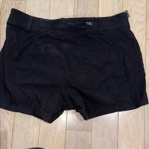 The North Face Black Shorts with Gray Belt - Picture 3 of 3